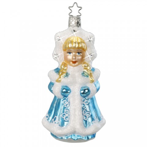 NEW - Inge Glas Glass Ornament - Snow Maiden